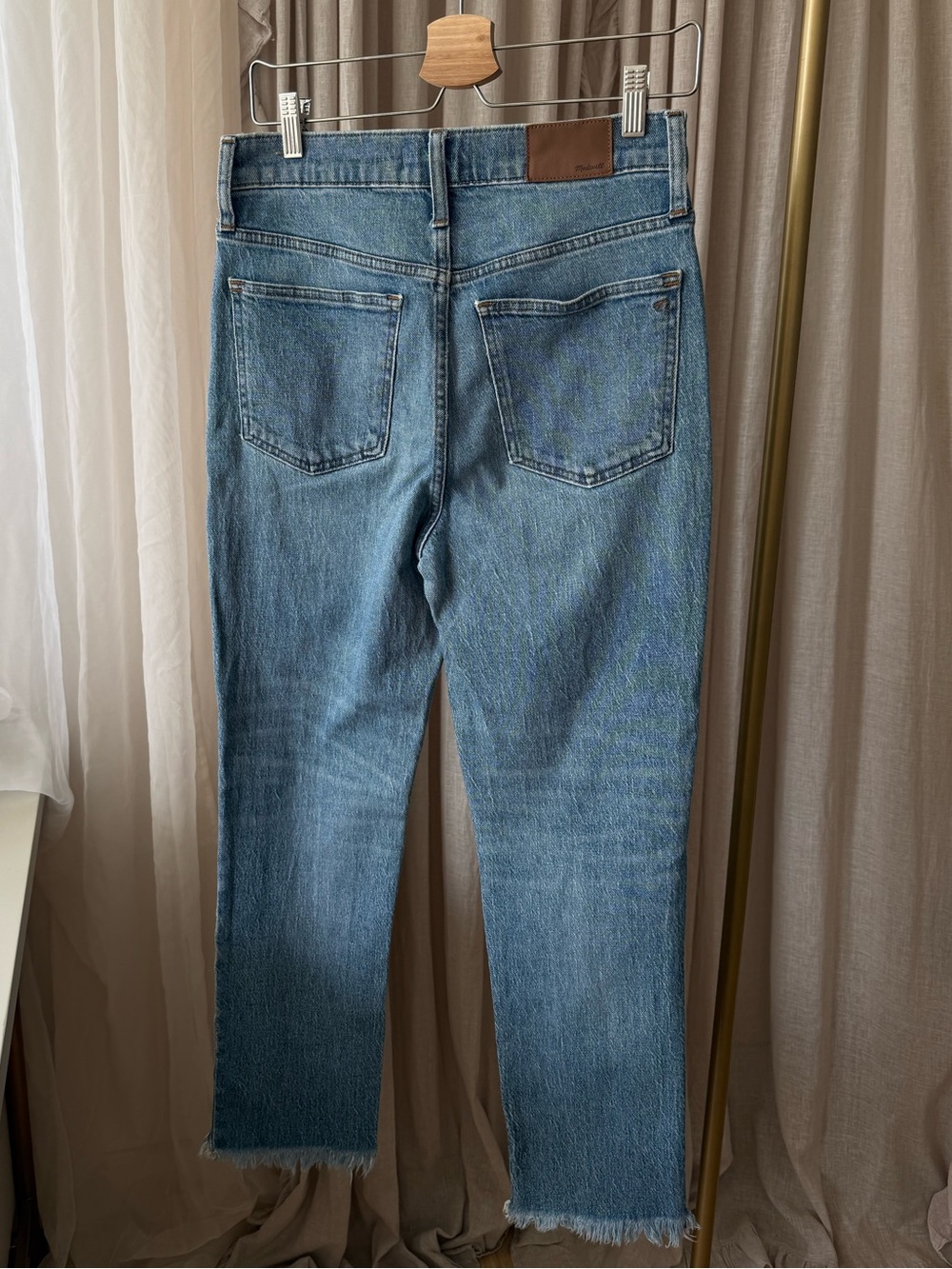 Madewell Perfect Vintage Crop Jeans Blue Wash 27 - Picture 5 of 13